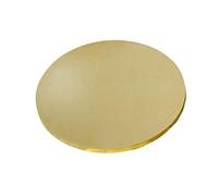 GOONSDS Redondo De Cobre Amarillo del Disco Hoja Placa H62 Aleación De Cobre Sólido Círculo De Alta Dureza Buena Ductilidad Thickness1.5Mm, 1PCS,Diameter:100mm