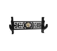 GOONSDS Titular de la Espada Montaje en la Pared Samurai Sword Rack Katana Wakizashi Pantalla Soporte 1 Nivel,A