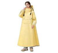GOOPEEG Capa de Lluvia Reutilizable Chubasquero Largo For Bicicletas Poncho De Lluvia Cuerpo Entero For Ciclismo Al Aire Libre Ropa de Agua para Exteriores