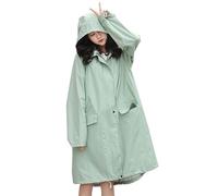 GOOPEEG Capa de Lluvia Reutilizable Chubasquero Largo Mujer Hombre Ropa De Lluvia Poncho Repelente Al Agua Portátil Transpirable Ropa de Agua para Exteriores