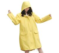 GOOPEEG Capa de Lluvia Reutilizable Chubasquero Largo Mujer Hombre Ropa De Lluvia Poncho Repelente Al Agua Portátil Transpirable Ropa de Agua para Exteriores