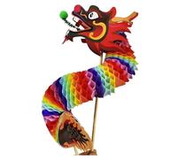 GOOPEEG Danza del Dragón Danza Del Dragón Chino Año Nuevo De Papel, Características Culturales Tradicionales Festivales Folclóricos Fiesta Navidad Desfile, Celebración