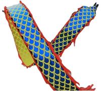 GOOPEEG Danza del Dragón Dragon Dance Lavable Seda Fitness Deportes Cinta Al Aire Libre Desfile, Celebración(A,6m/19.7ft)