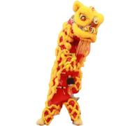 GOOPEEG Danza del Dragón Lana Artificial Danza Del Dragón Año Nuevo Chino Actuación Festiva León Disfraz De Cabeza Desfile, Celebración(D)