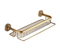 GOOPEEG Decoración de Baño Toallero Toallero Decorativo para Baño, Estante De Almacenamiento Vintage Montado En La Pared, Toallero con Ganchos Mueble de Baño(51 * 18 * 7cm)