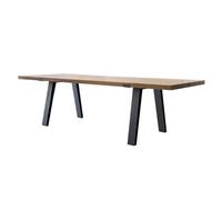 GOOPEEG Escritorio,Industrial Escritorio De Computadora Madera Maciza, Nórdico para Oficina, para El Hogar, Dormitorio, Grueso 5 Cm con Patas Mesa Hierro Mesa Ordenador Gaming(180x80x75cm)