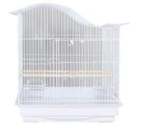 GOOPEEG Jaula de pájaros, Jaula De Metal para Pájaros con Bandeja De Plástico Inferior, Jaulas para Vuelo De Pájaros, Jaula para Loros, Periquitos, Agapornis, Ringneck Perchas de Descanso