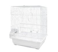 GOOPEEG Jaula de pájaros, Jaula para Loros, Jaula De Metal para Pájaros con Bandeja De Plástico Inferior, Jaulas para Vuelo De Pájaros para Periquitos Y Agapornis Perchas de Descanso