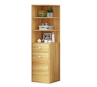 GOOPEEG Librería,Estantería Moderna, Estantería con Piso De Gabinete, Librería Creativa para Estudiantes, Estante Almacenamiento Montaje Moderno, para Sala Estar Dormitorio