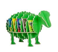 GOOPEEG Librería,Estantería Moderna, Estantería Creativa con Forma De Oveja, Almacenamiento Libros Fácil Instalación A La Moda, Muebles para Decoración Dormitorio(Grün)