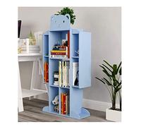 GOOPEEG Librería,Estantería Moderna, Estantería Creativa, Multicapa De Pie, Armarios Almacenamiento Multifuncionales, Organizador Muebles, Estanterías Dormitorio(Blue)