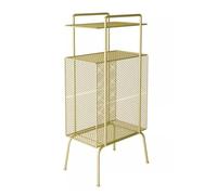 GOOPEEG Librería,Estantería Moderna, Estantería De Hierro Forjado, Estantes Suelo Minimalistas Modernos, Estante Almacenamiento para Cabecera, Esquina Sala Estar para El Hogar Dormitorio(Black)