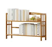 GOOPEEG Librería,Estantería Moderna, Estantería Estante De Almacenamiento Escritorio Ajustable Decoración La Oficina En El Hogar Exhibición Multifuncional Dormitorio(90cm)