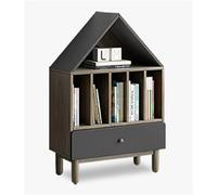 GOOPEEG Librería,Estantería Moderna, Estantería Multicapa con Gabinete De Almacenamiento Estanterías Piso Hogar Castillo Juguete Dormitorio(65 * 31.8 * 100cm)