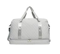 GOOPEEG Mochilas Gimnasio Bolsas De Fin De Semana para Mujer, Bolsa De Viaje De Gran Capacidad, Bolsa De Noche, Compartimento para Zapatos Bolsa Gym Hombre(B)
