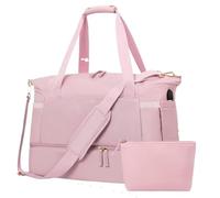 GOOPEEG Mochilas Gimnasio Bolsos De Fin De Semana para Mujer,Bolsos De Viaje con Compartimento para Zapatos Y Neceser Bolsa Gym Hombre(D)