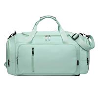 GOOPEEG Mochilas Gimnasio El Portatrajes del Viaje del Paño De Oxford De Los 20in, Continúa El Petate De La Ropa para El Bolso De Los Deportes De Las Mujeres Bolsa Gym Hombre(Grün)