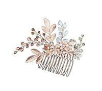 GOOPEEG Peines para el Pelo de Novia, Peine Lateral de Pelo de Estilo Chino, Peine de Pinza de Pelo Azul, Horquilla Decorativa Retro, Pinzas de Peine para Boda Boda Fiesta Velada(2)