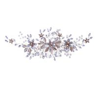 GOOPEEG Peines para el Pelo de Novia, Peinetas para el Cabello, Diademas Nupciales, Accesorios para el Cabello de Boda, peineta de Cristal Floral para el Cabello Boda Fiesta Velada