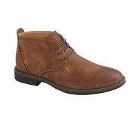 Goor - Botas desert de nubuck sintético con tres ojales para hombre