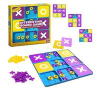 Goorder Juego de mesa para noches de juegos, Juego Ultimate Noughts and Crosses, juego de estrategia para adultos, jóvenes y niños a partir de 8 años, juego de fiesta para 2 jugadores, juegos de mesa