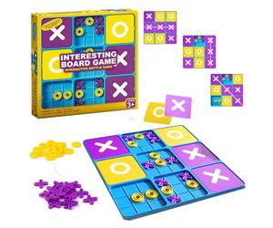 Goorder Juego de mesa para noches de juegos, Juego Ultimate Noughts and Crosses, juego de estrategia para adultos, jóvenes y niños a partir de 8 años, juego de fiesta para 2 jugadores, juegos de mesa