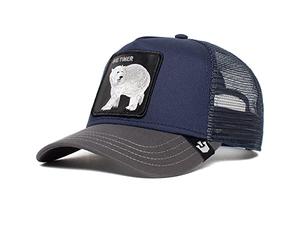 Goorin Bros Big Timer Eisbär Blau A-Frame Adjustable Trucker Cap - One-Size
