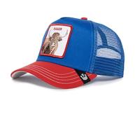 Goorin Bros Buffalo Fan The Rager Bison Bisonte Azul Rojo Gorra de Camionero Ajustable