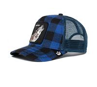 Goorin Bros Code Blue Lone Wolf Blue Adjustable Trucker Cap