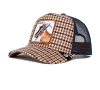 Goorin Bros Good Kid Plaad Goat Beige City Adjustable Trucker Cap - One-Size
