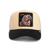 Goorin Bros The Slick Seal Foca Beige Negro Gorra de Camionero Ajustable