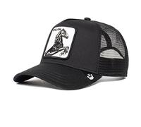 Goorin Bros. Gorra de béisbol para Mujer The Farm Trucker, Trucker Stallion Black-#27195, Talla única