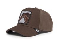 Goorin Bros. Gorra de camionero de la colección All Over Wool para hombre y mujer, Marrón (Dark Horse Field 100), talla única