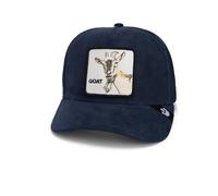 Goorin Bros. Gorra de camionero de la colección Micro Suede, Azul marino (la cabra de gamuza), talla única