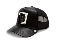 Goorin Bros. Gorra de camionero de la colección Shleathers para hombre y mujer, Negro (Shleather Panther), talla única