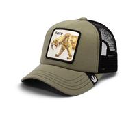 Goorin Bros. Gorra de camionero Extinct Kids Collection para niños y niñas, Oliva (Cat Teefs), talla única