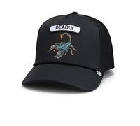 Goorin Bros. Gorra de camionero Rocker Top para hombre y mujer, Negro (Deadly Scorp), talla única