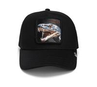 Goorin Bros. Gorra Trucker Vicious Snake, Color Negro, con Parche Bordado de Serpiente, The Farm Core Combo