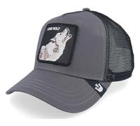Goorin Bros. Gorra Lone Wolf, talla única, color carbón, Negro, Talla única