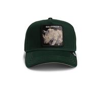 Goorin Bros Bulletproof Rhino A-Frame Trucker Cap Verde Oscuro Beige