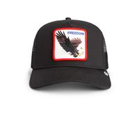 Goorin Bros. Gorra Trucker Freedom Eagle VOID Negra Con Malla Parche De Águila
