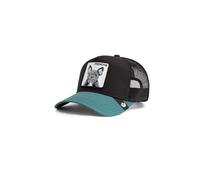Goorin Bros. Gorra Trucker Frenchie The Farm, Color Negro y Verde, con Parche de Bulldog Francés