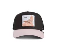 Goorin Bros Gorra Trucker Negra con Parche de Gato, Estilo The Sphynx Sport, Colección The Farm, Malla Transpirable