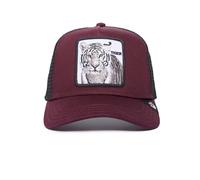 Goorin Bros. Gorra Trucker Unisex The Farm Original Ajustable Snapback Mesh, Vino (El Tigre Blanco), Talla única, Vino (el Tigre Blanco), Talla única