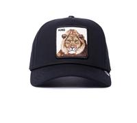 Goorin Bros. King 100 - Gorra De Lona Completa Twill Negra Trucker León