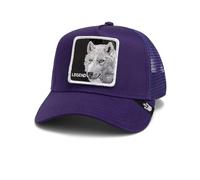 Goorin Bros Legendary Wolf A-Frame Trucker Cap Púrpura Negro