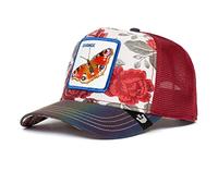 Goorin Bros Metamorphosis Butterfly Red Adjustable Trucker Cap