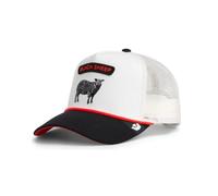 Goorin Bros Pop Rocker Sheep The Farm, Gorra Trucker Blanca y Negra con Diseño de Oveja