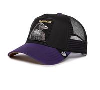 Goorin Bros Raven Fan The Slaughter Bird Cuervo Pájaro Negro Violeta Gorra de Camionero Ajustable
