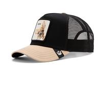 Goorin Bros The Amigo Perro Negro Beige Gorra de Camionero Ajustable